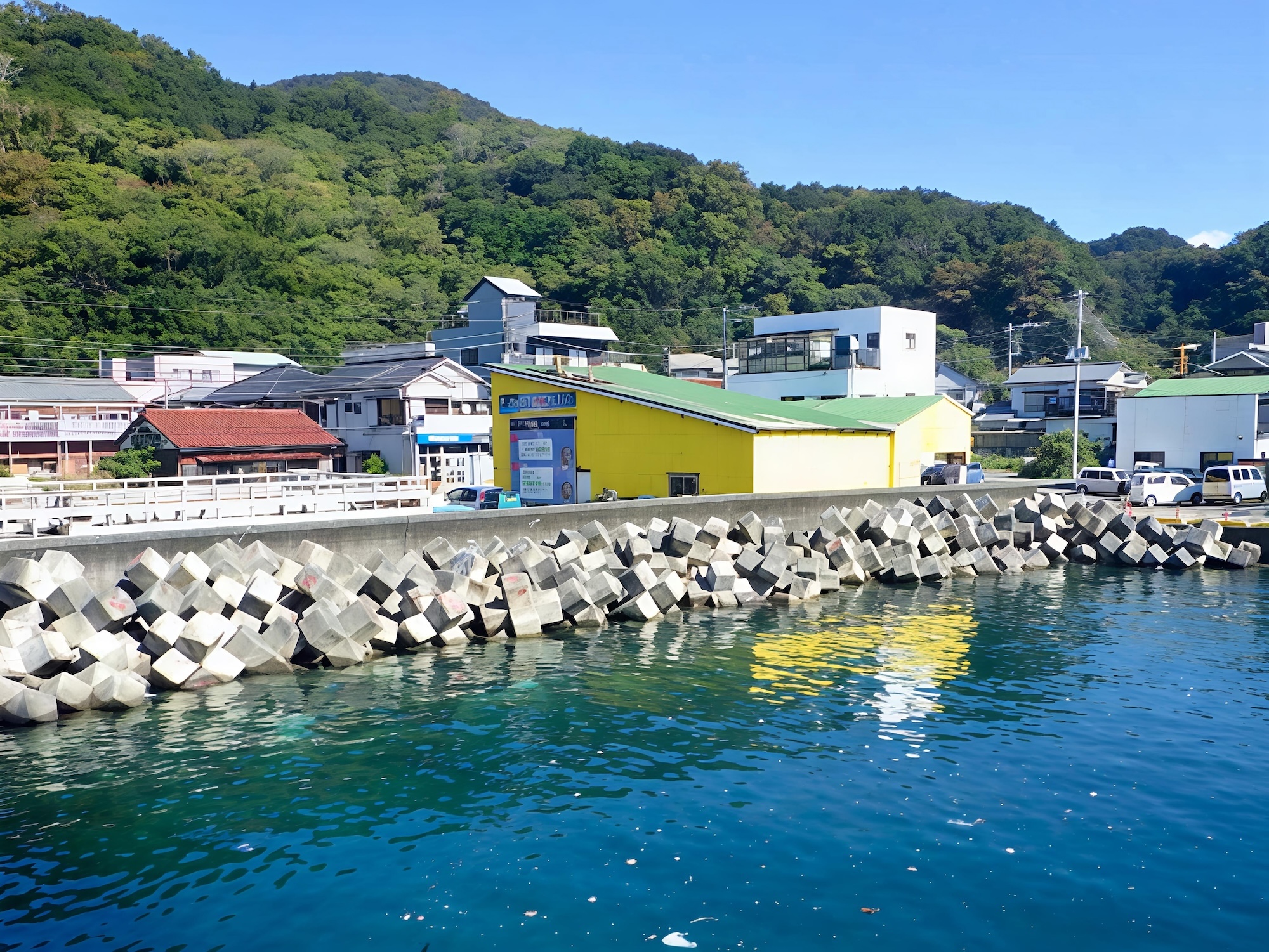 消波ブロック据付工事の施工写真2