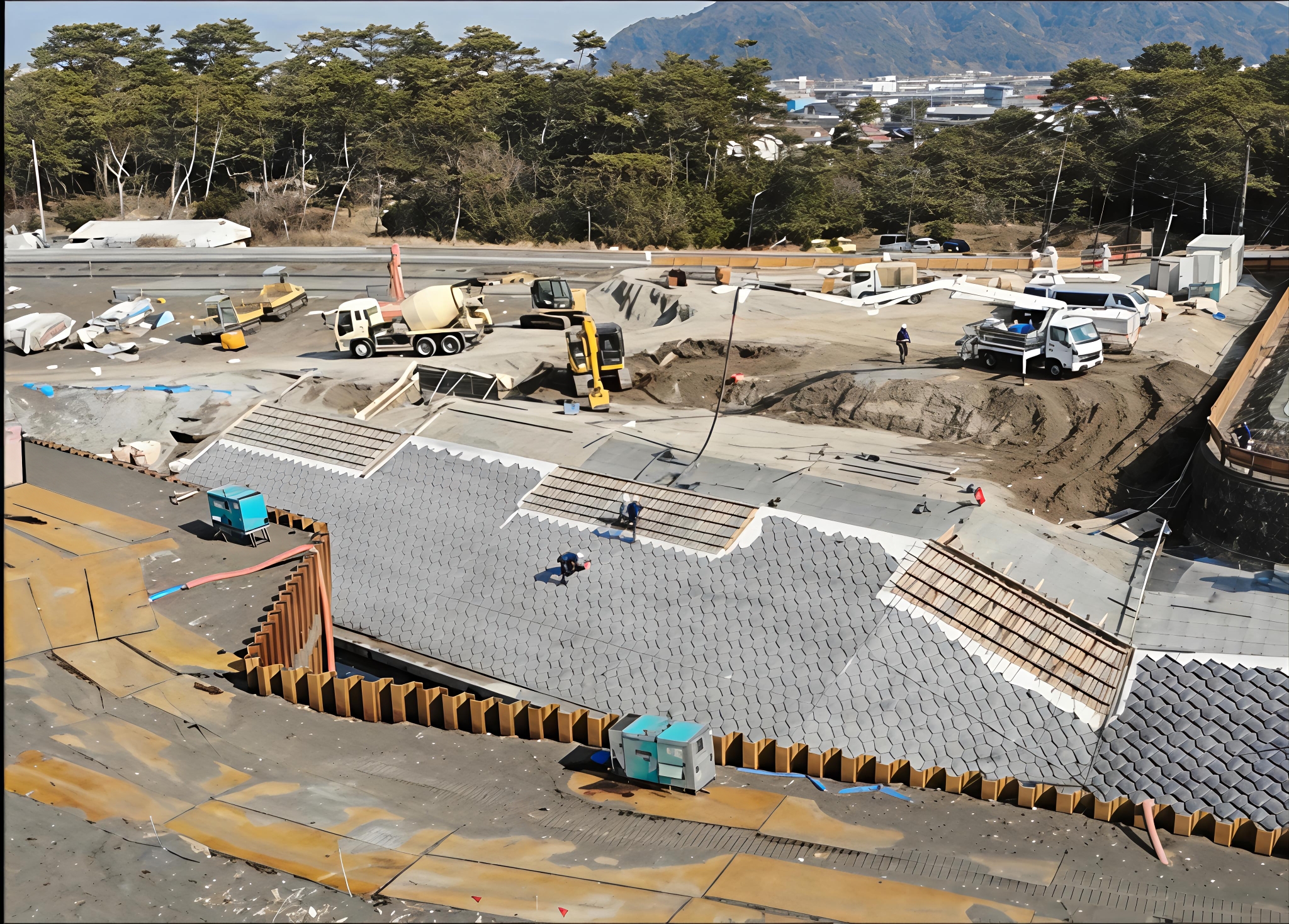 沼津牛臥海岸高潮対策事業工事
