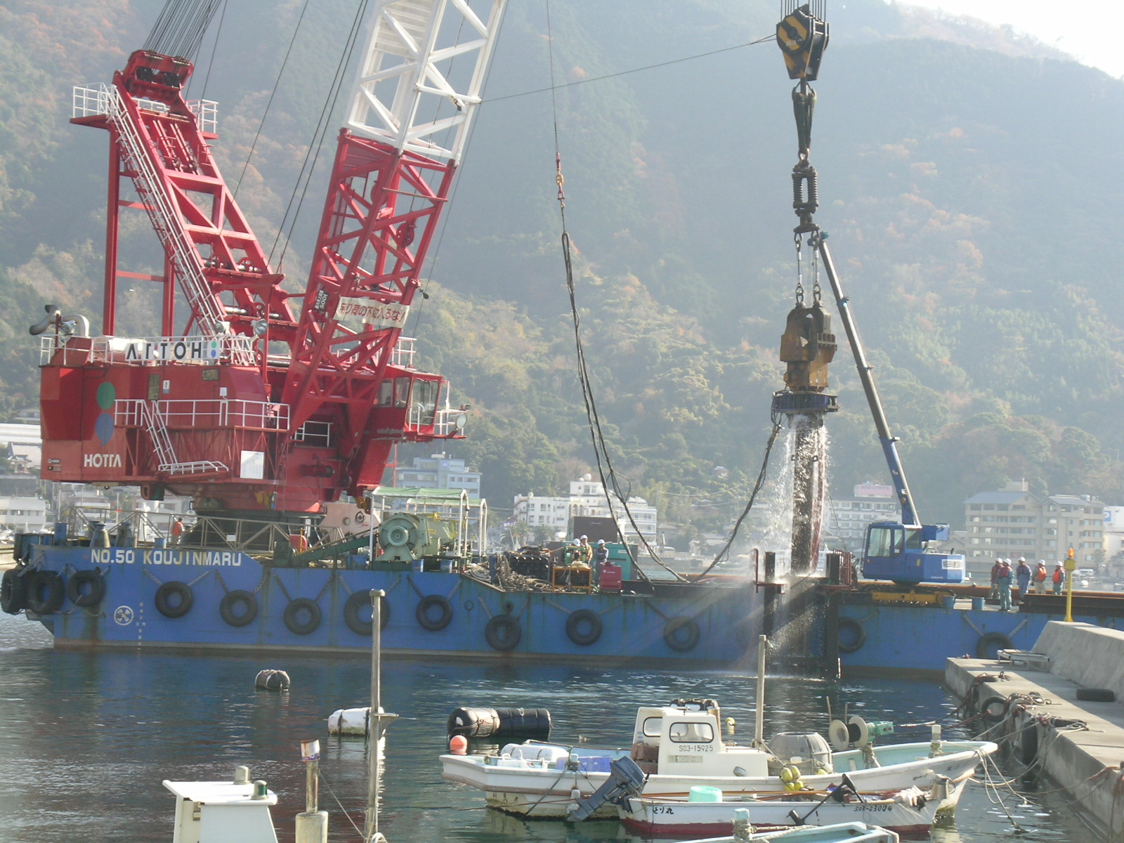 小海3号防波堤整備工事